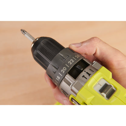 Masina de gaurit cu percutie 18V ONE+, cu acumulator 1.5Ah - R18PD2-115S