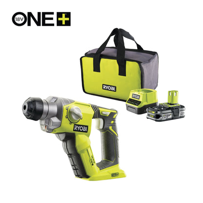 Ciocan rotopercutor SDS+ 18V ONE+, cu acumulator 2.5Ah - R18SDS-125S