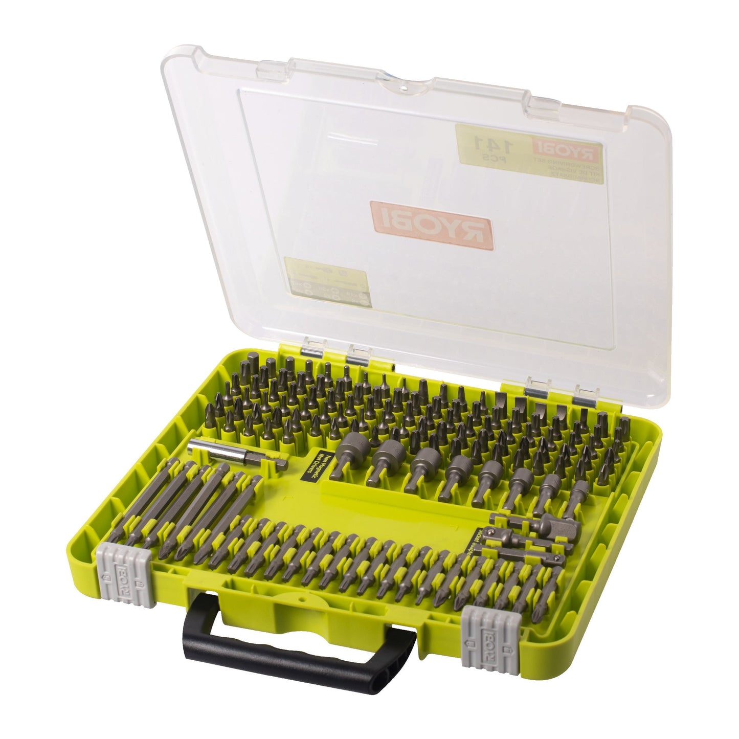 Set capete pentru masina de gaurit si insurubat de 141 buc. - RAKD141