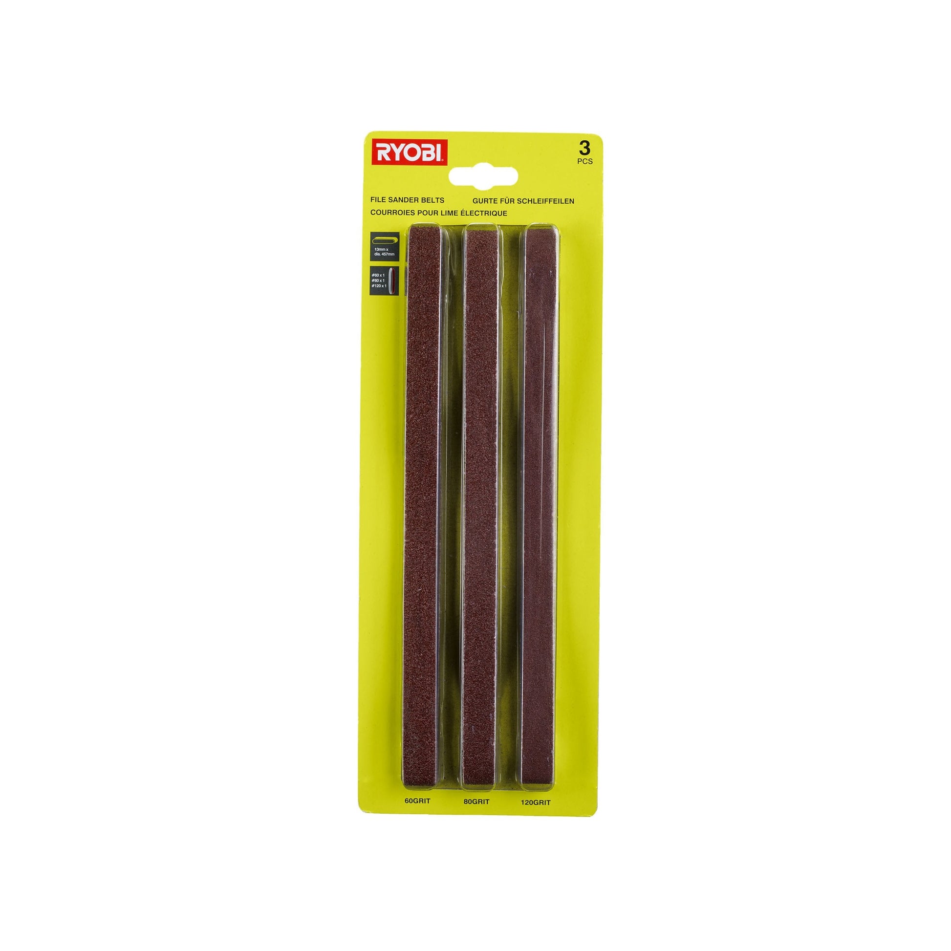 Set 3 bucati benzi inguste slefuire (13 x 457mm) - RAKPFB03