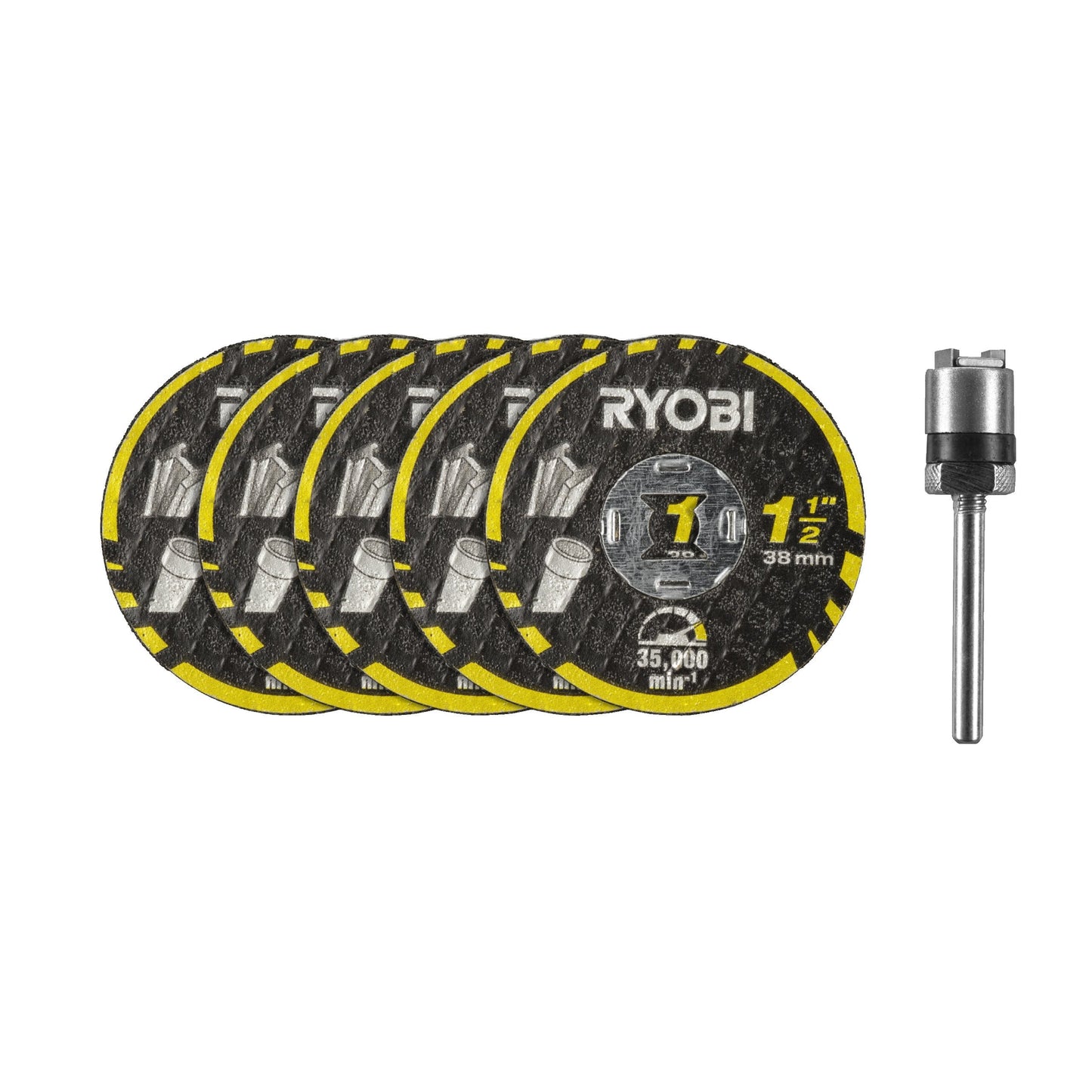 Set de discuri de taiere cu blocare prin rasucire de 38 mm - RAR301-6