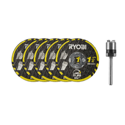 Set de discuri de taiere cu blocare prin rasucire de 38 mm - RAR301-6