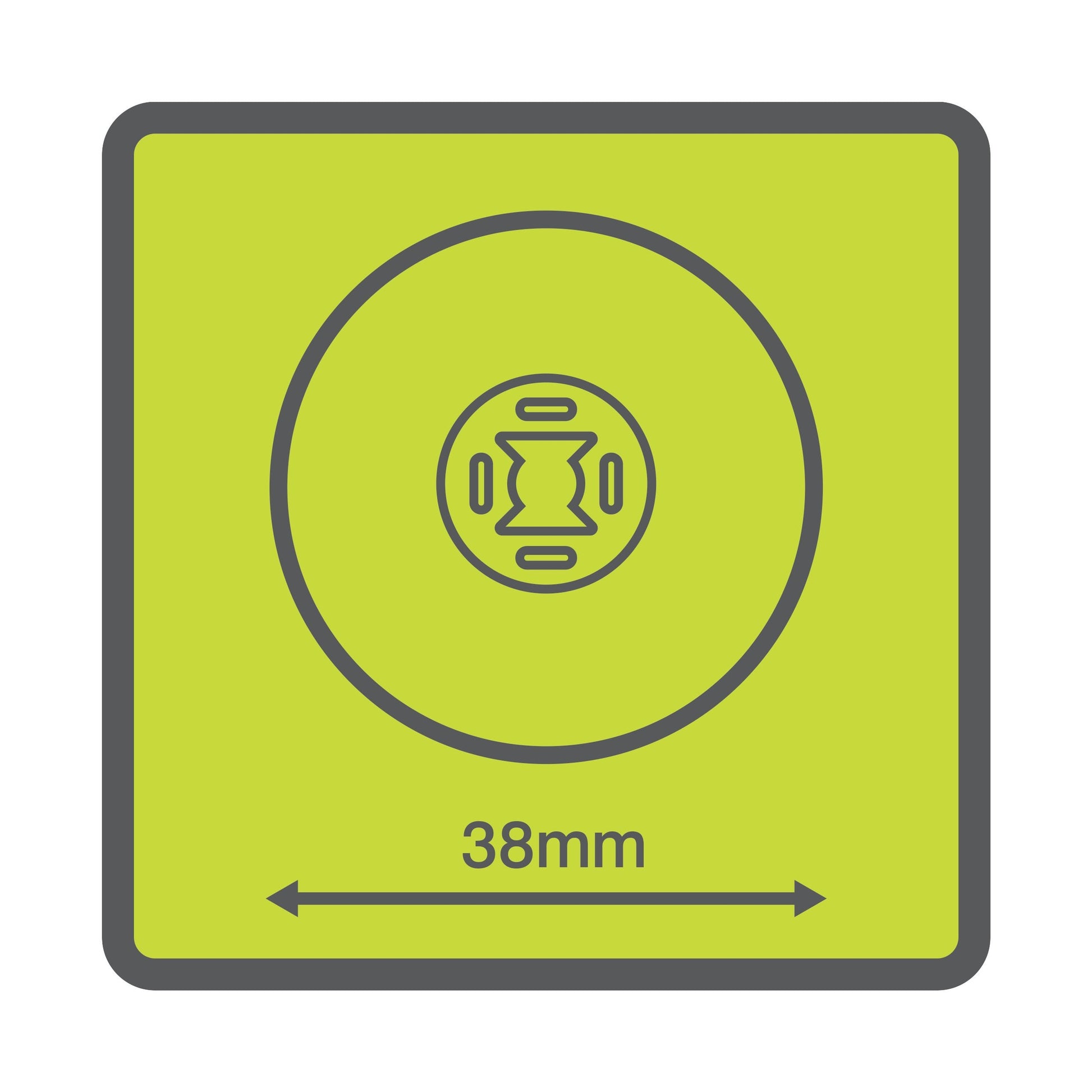 Pachet de discuri de taiere pentru metal / plastic de 38 mm - RAR302-5
