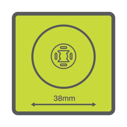 Pachet de discuri de taiere pentru metal / plastic de 38 mm - RAR302-5