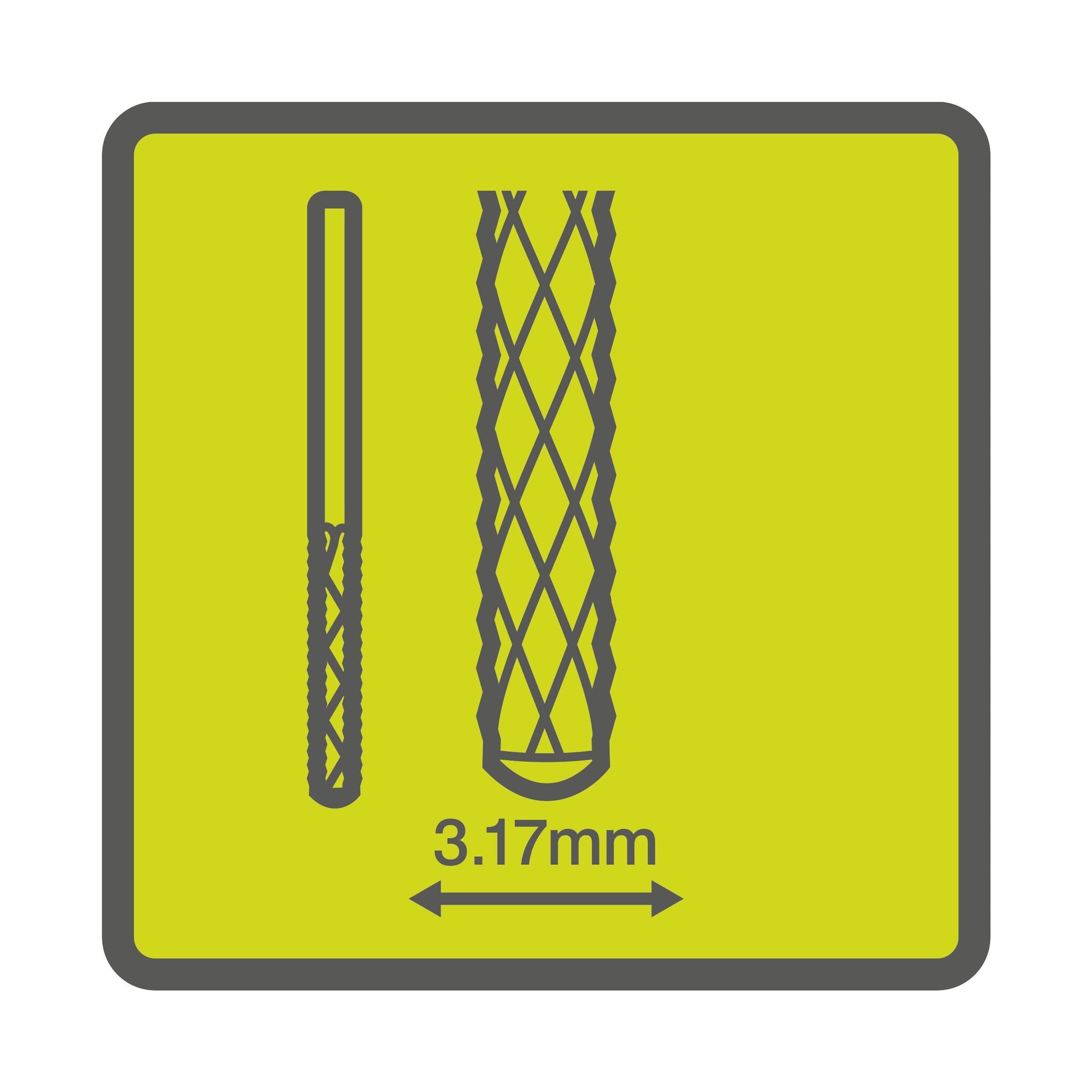 Freza de taiat placi ceramice 3,17mm - RAR405