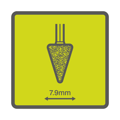 Piatra abraziva conica cu tija de 7,9 mm - RAR505-2