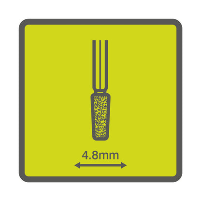 Piatra din carbura de siliciu pentru polizor cu varf conic 4,8 mm - RAR506-2