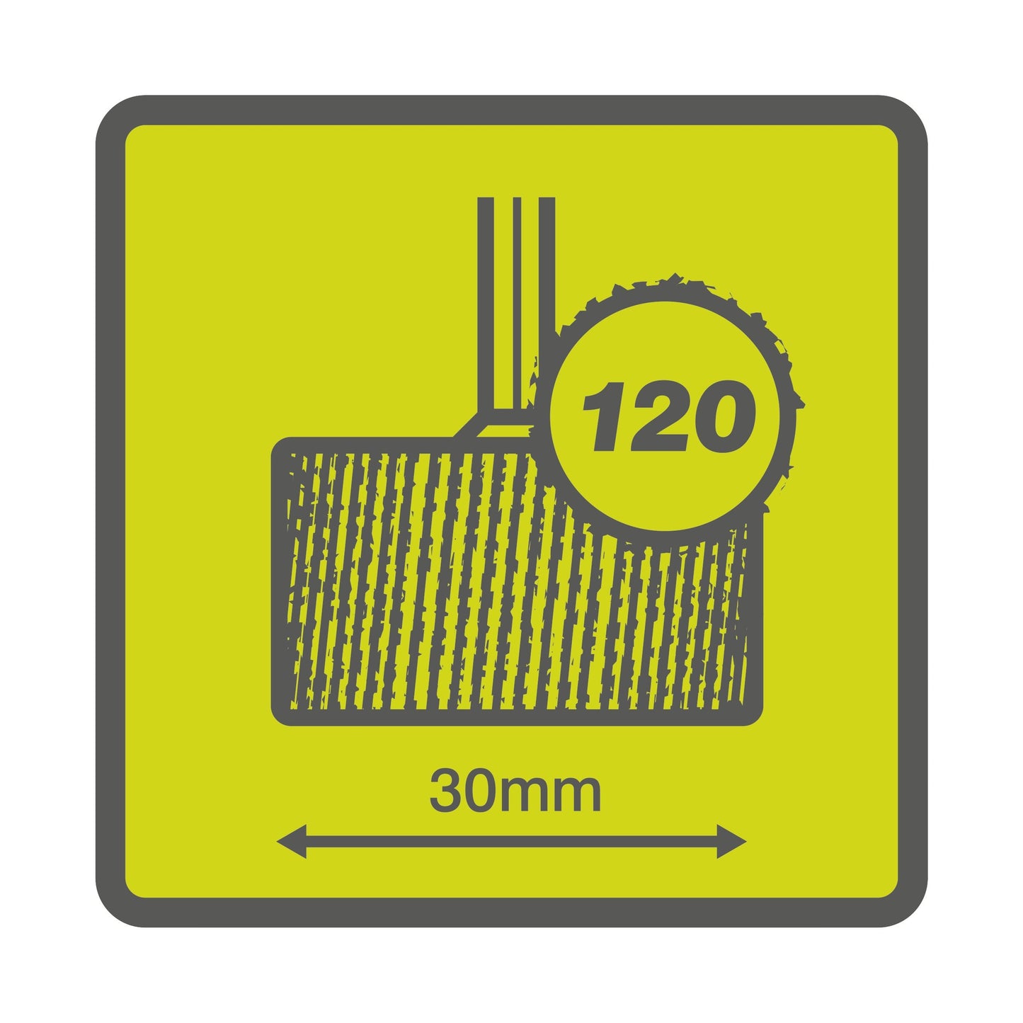 Roata de slefuire cu granulatie 120 - RAR605