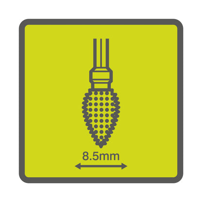 Freza grosiera tip flacara 8,5 mm flacara de indepartare a materialului - RAR701