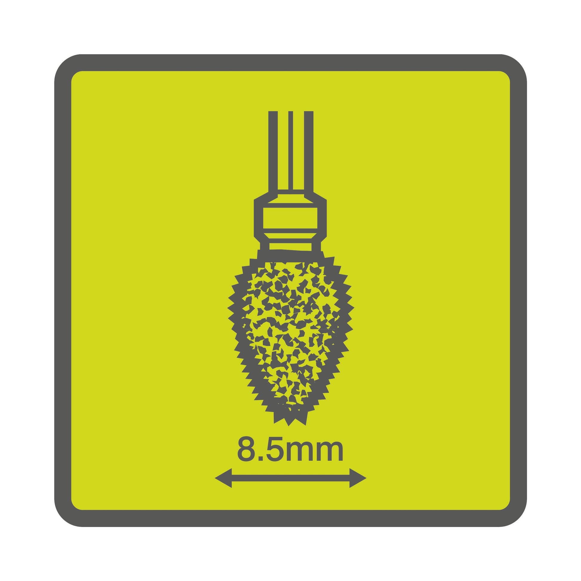 Freza fina tip flacara 8,5 mm pentru indepartarea materialului - RAR702