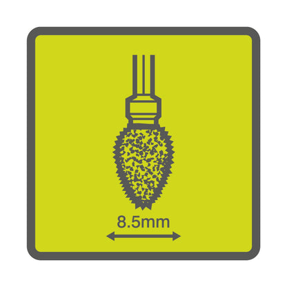 Freza fina tip flacara 8,5 mm pentru indepartarea materialului - RAR702