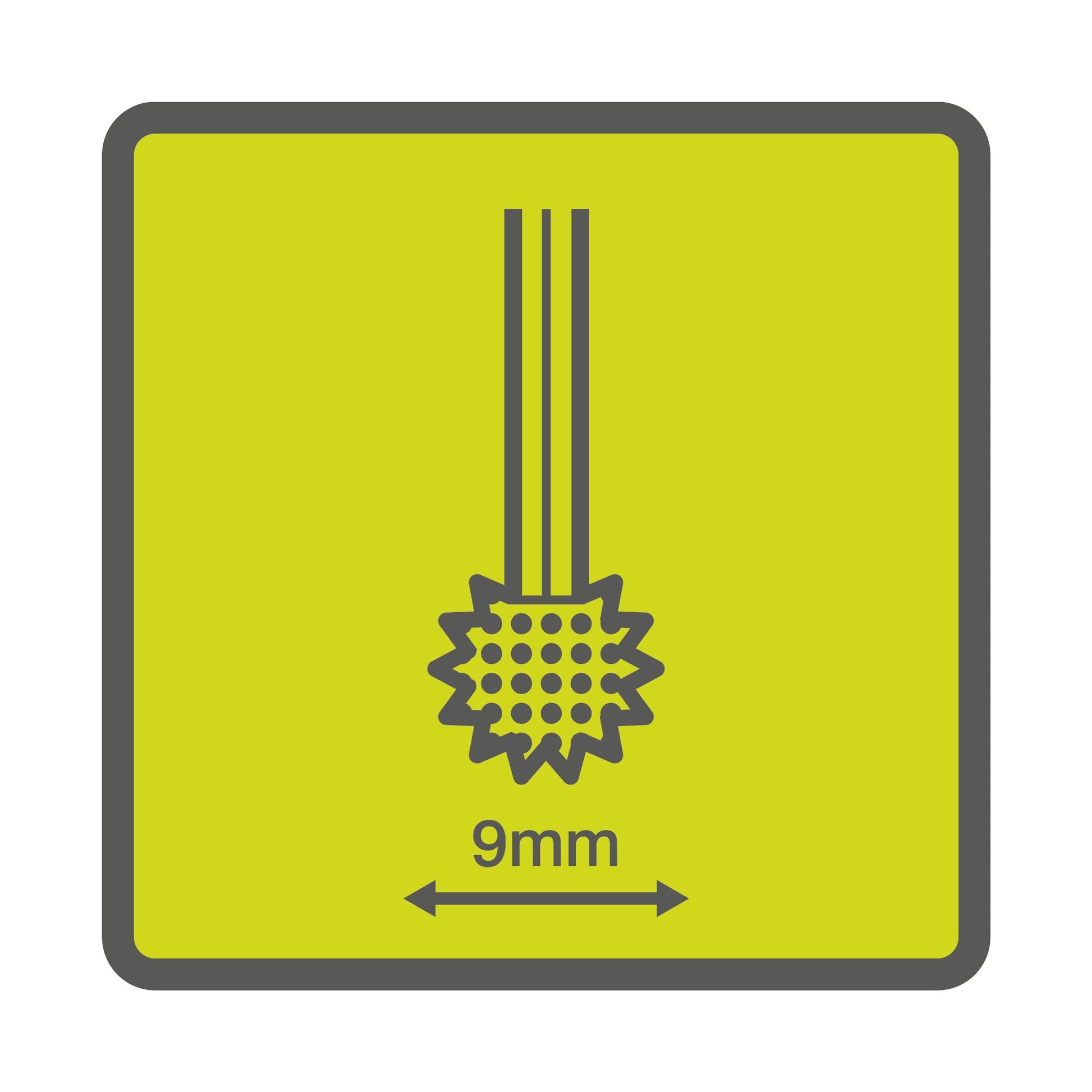 Freza grosiera 9 mm pentru indepartarea materialului - RAR703