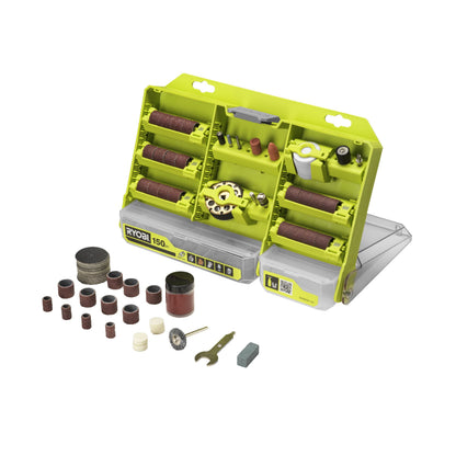 Set de accesorii multifunctionale de 150 de piese cu blocare prin rasucire - RAR800K-150