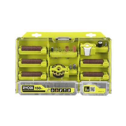 Set de accesorii multifunctionale de 150 de piese cu blocare prin rasucire - RAR800K-150