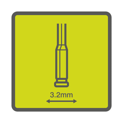 Mandrina rotativa standard 3,2 mm - RAR901