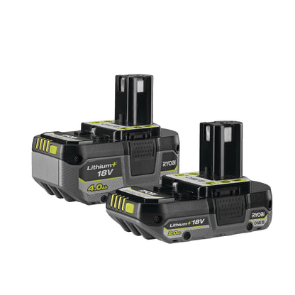 Set 2 acumulatori Lithium+ 18V ONE+ 4.0Ah si 2.0Ah - RB18242X