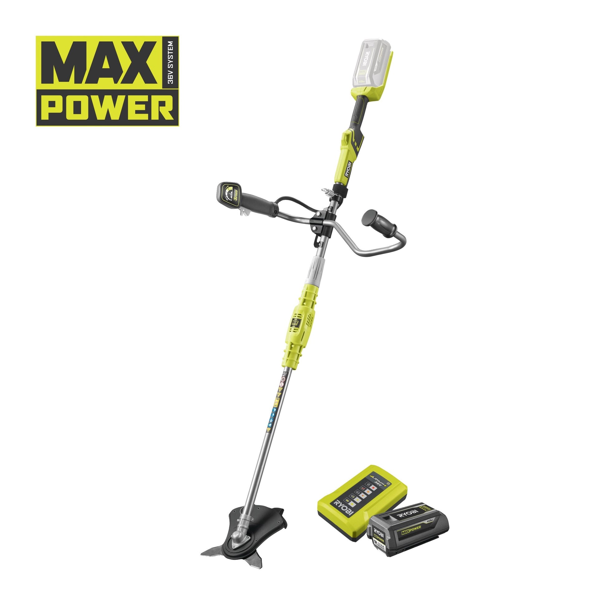 Motocoasa 26 cm / Trimmer de 30 cm fara cablu, cu acumulator 4.0Ah - RBC36X26BG2-140