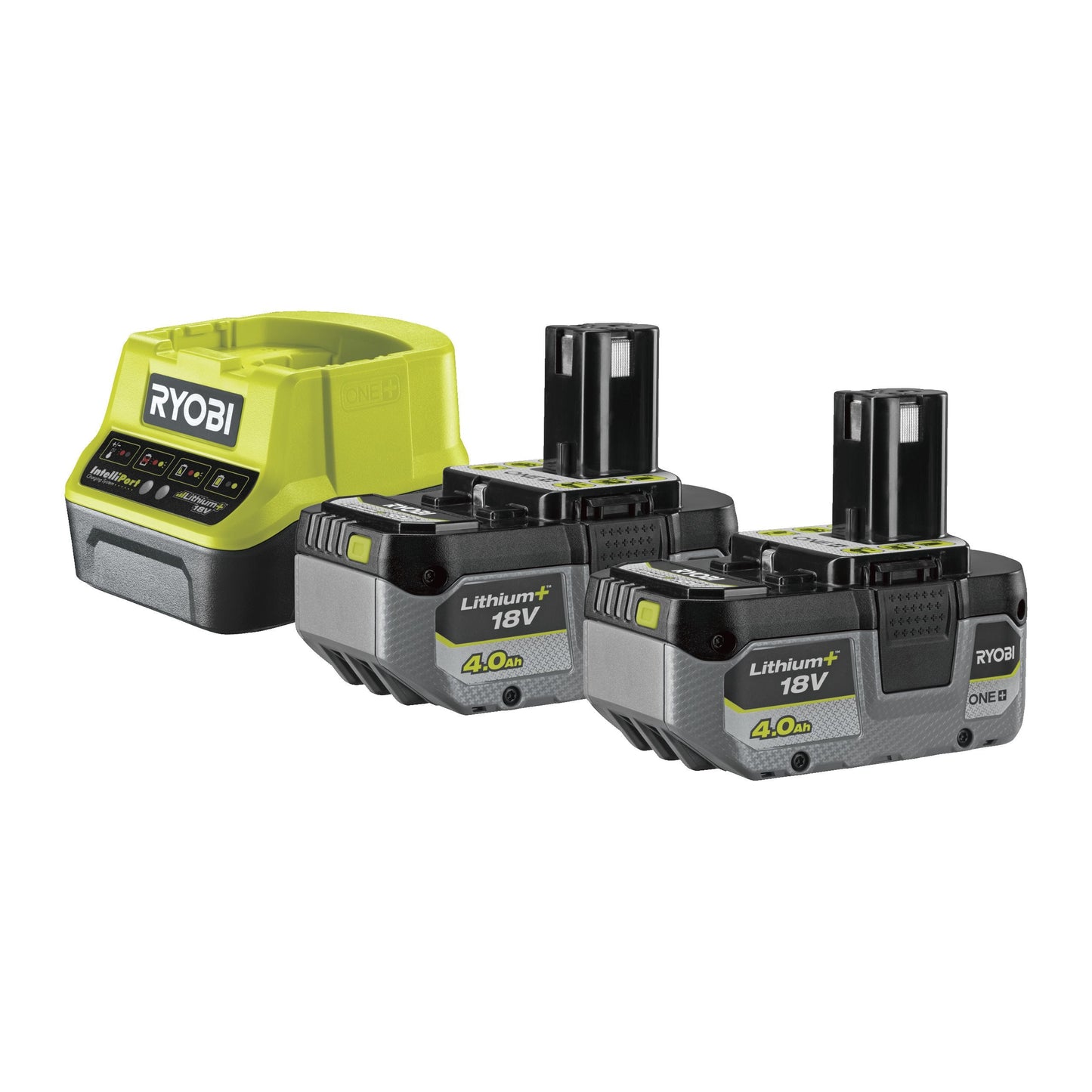 Set incarcator 2.0A si 2 acumulatori Lithium+ 18V ONE+ 4.0Ah si 2.0Ah - RC18120-242X