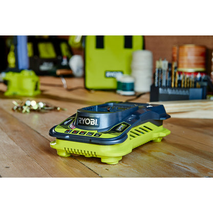Set incarcator rapid 5.0A si 2 acumulatori Lithium+ 18V ONE+ 5.0Ah - RC18150-250