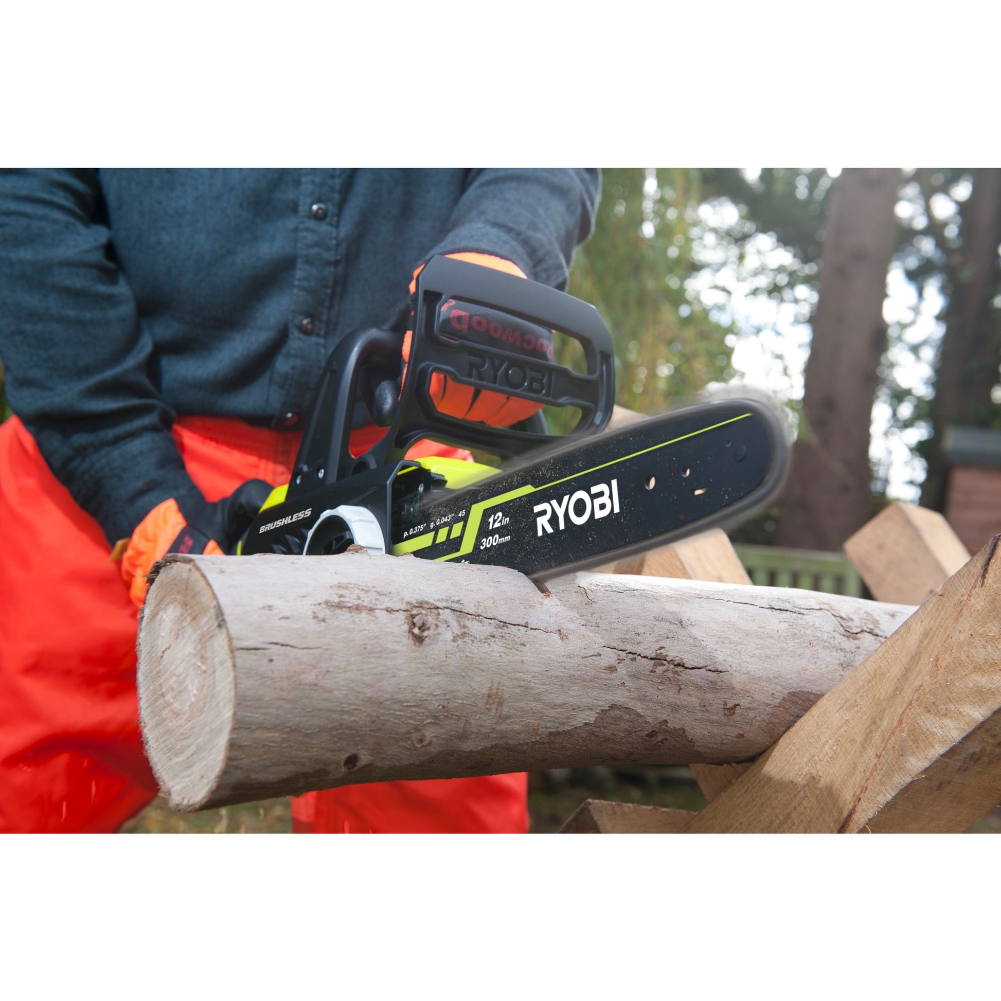 Fierastrau cu lant 18V ONE+ brushless, lama 30 cm, cu acumulator 5.0Ah - RCS18X3050F