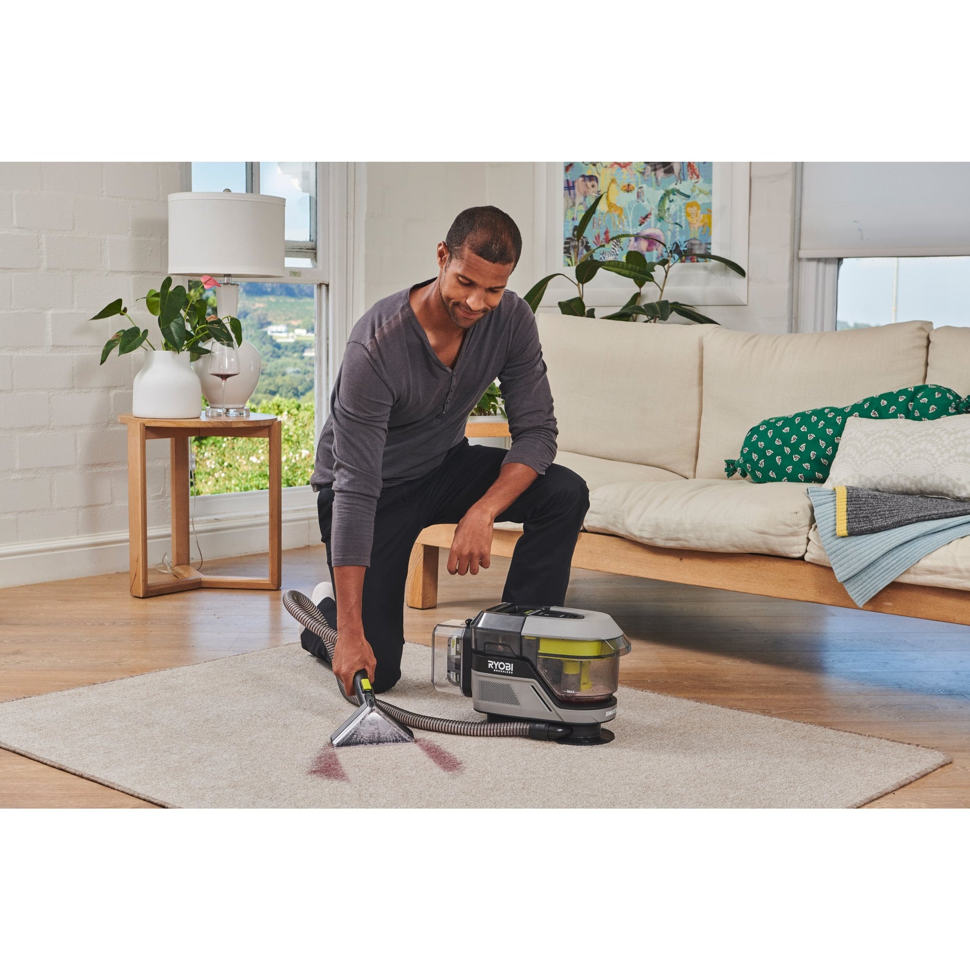 Aspirator pentru pete 18V ONE+ brushless Swift Clean (fara acumulator) - RDC18BL-0