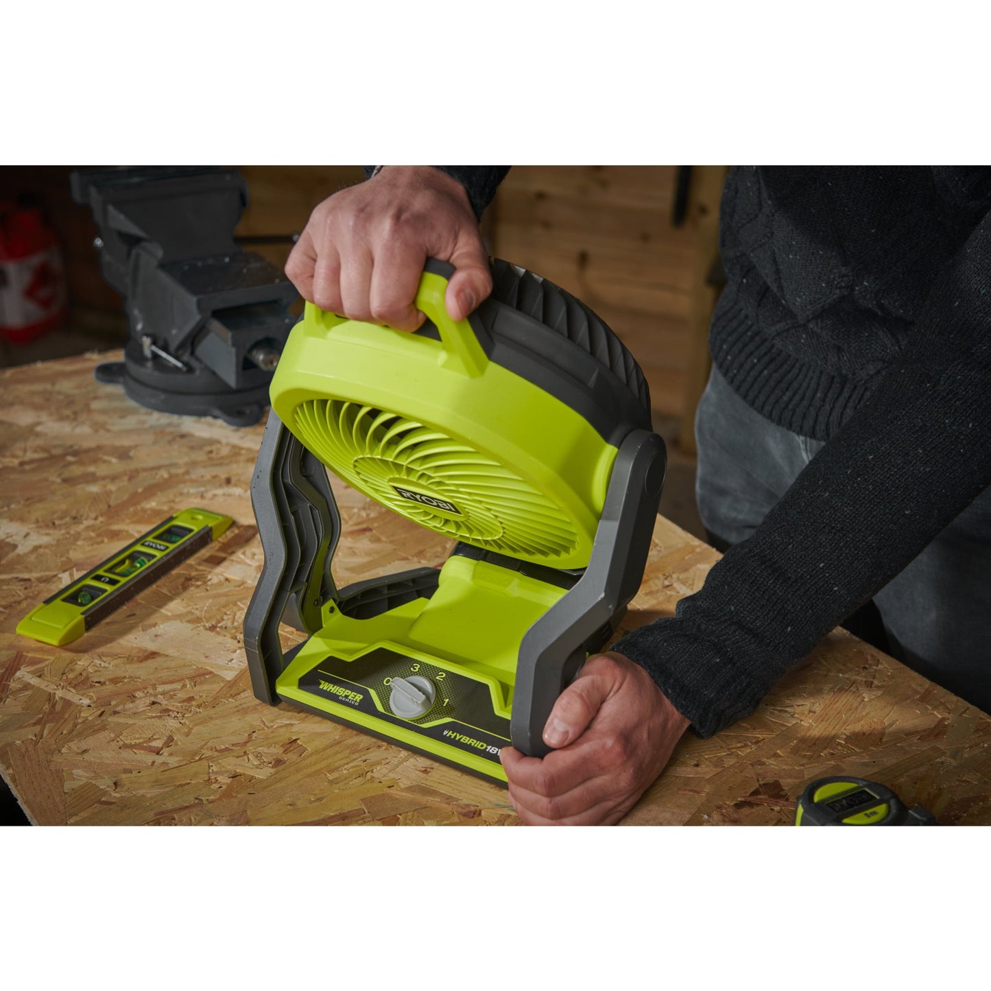 Ventilator WHISPER 18V fara cablu (fara acumulator) - RF18-0