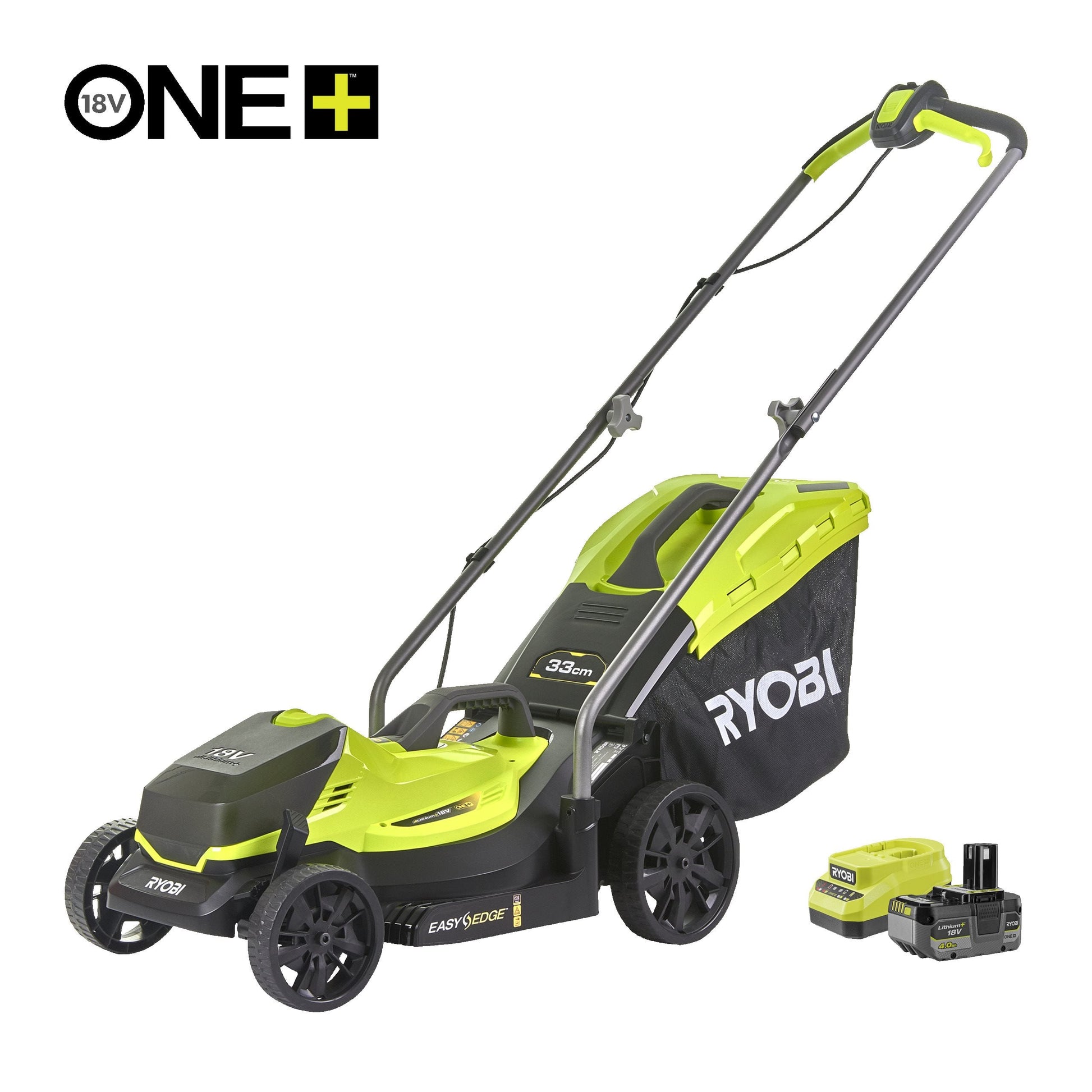 Masina de tuns gazonul 18V ONE+, punte 33cm, cu acumulator 4.0Ah - RLM18X33B40