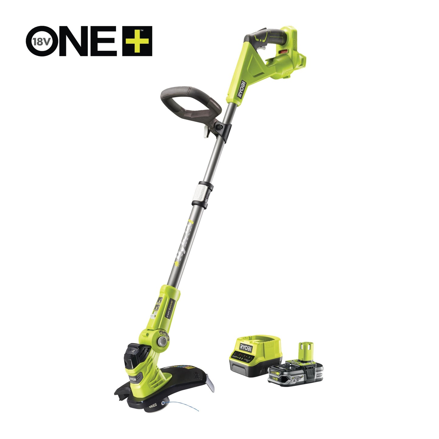 Trimmer iarba 18V ONE+, Hybrid, latime taiere 25/30 cm, cu acumulator 2.5Ah - RLT1831H25F