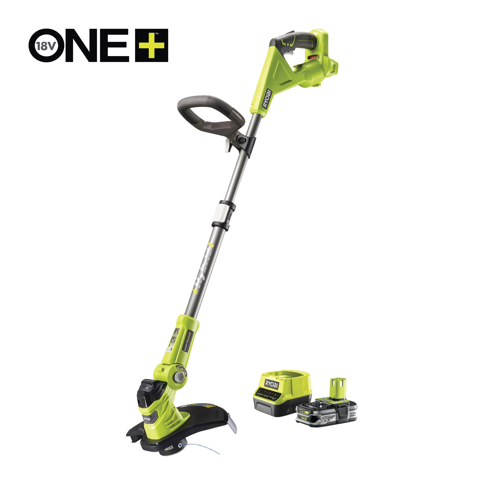 Trimmer iarba 18V ONE+, Hybrid, latime taiere 25/30 cm, cu acumulator 2.5Ah - RLT1831H25F