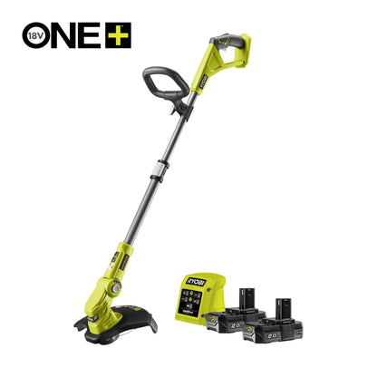 Trimmer iarba 18V ONE+, latime taiere 25/30cm, cu 2 acumulatori de 2.0Ah - RLT183222S