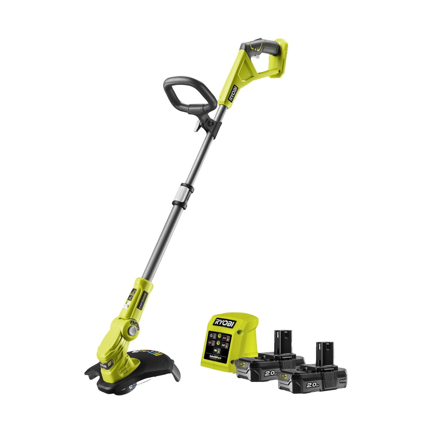 Trimmer iarba 18V ONE+, latime taiere 25/30cm, cu 2 acumulatori de 2.0Ah - RLT183222S