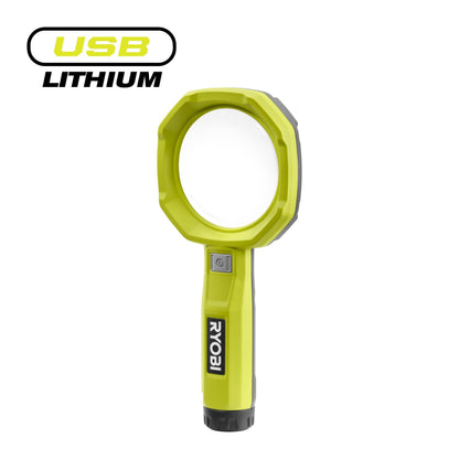 Lampa cu lupa USB Lithium 4V (fara acumulator) - RML4-0