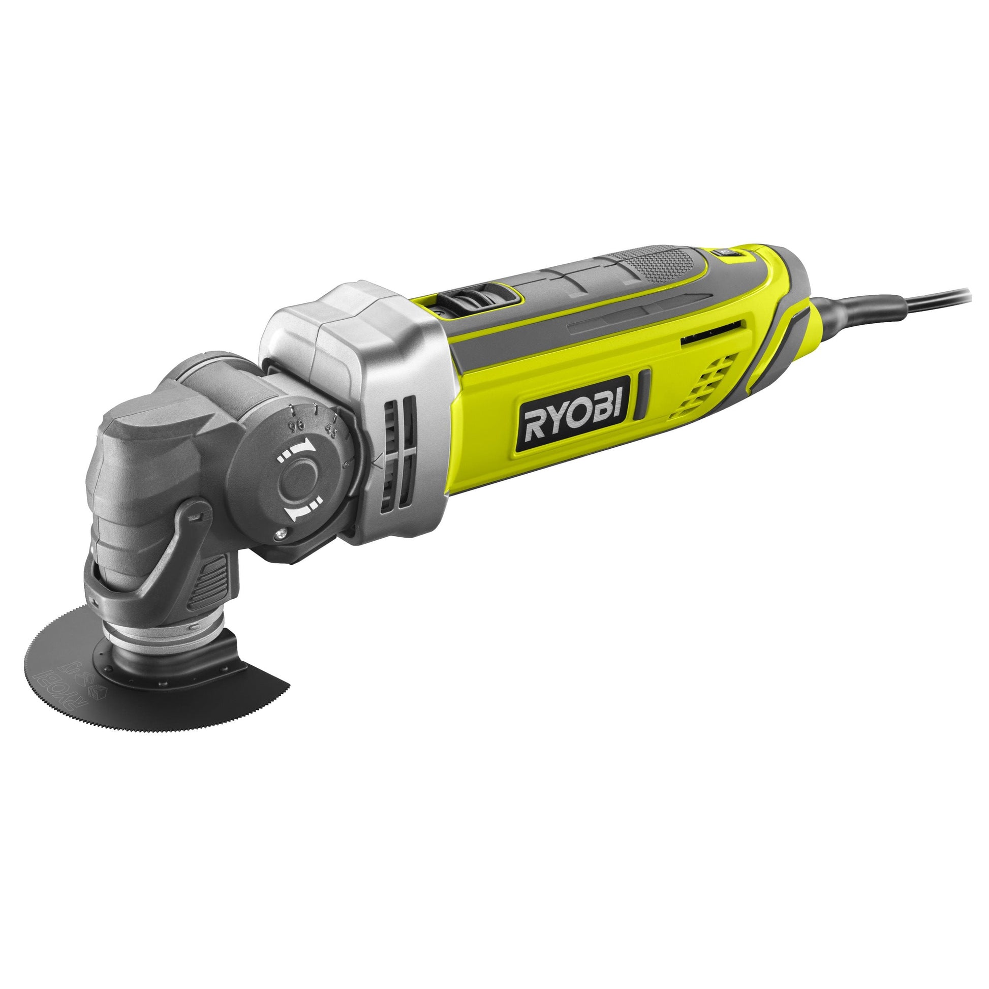 RMT300-SA - Oscillation multitool 300W, no load speed 10,000-20,000 opm, toolless accessory change, 5-position head. Includes sanding pad, sanding sheet, blade, soft bag