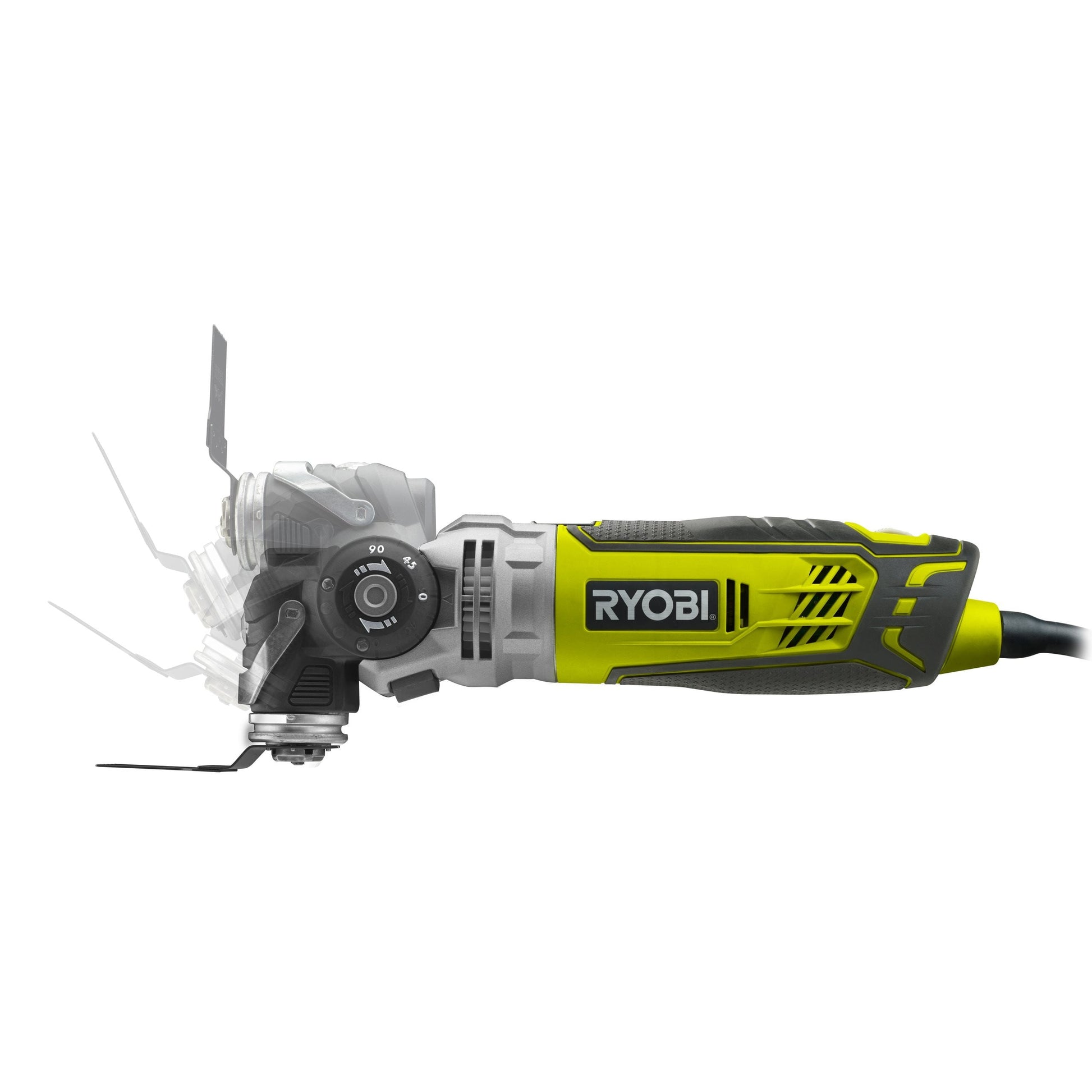 RMT300-SA - Oscillation multitool 300W, no load speed 10,000-20,000 opm, toolless accessory change, 5-position head. Includes sanding pad, sanding sheet, blade, soft bag
