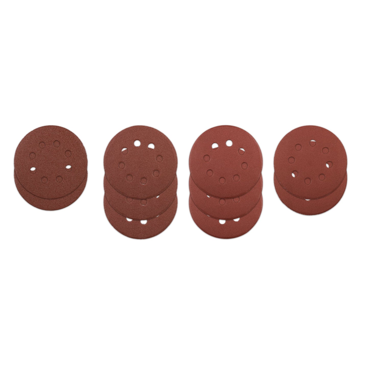 10 buc discuri de slefuit de 125 mm pentru masina de slefuit orbitala - RO125A10