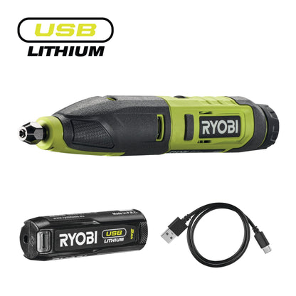Dalta electrica USB Lithium 4V, cu acumulator 2.0Ah - RPC4-120G