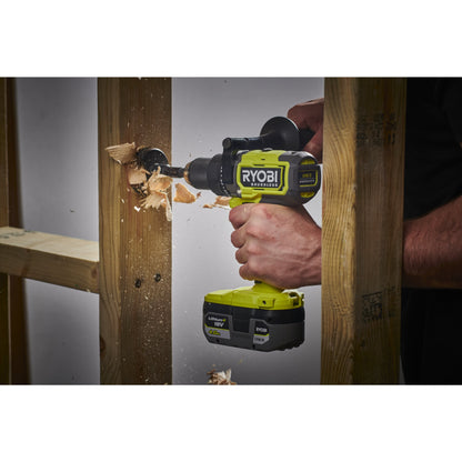 Masina de gaurit cu percutie 18V ONE+ brushless, 2 viteze (fara acumulator) - RPD18BL2-0
