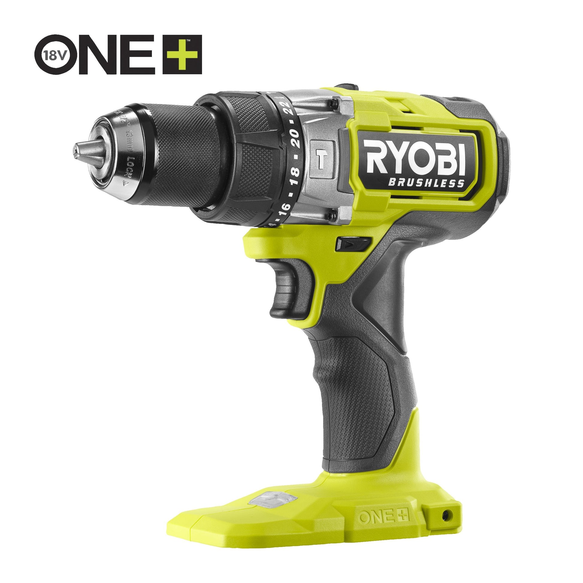 Masina de gaurit cu percutie 18V ONE+ brushless, 2 viteze (fara acumulator) - RPD18BL2-0