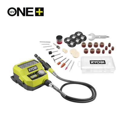 Statie de scule rotative fara cablu de 18V, cu 35 de accesorii (fara acumulator) - RRTS18-0A35