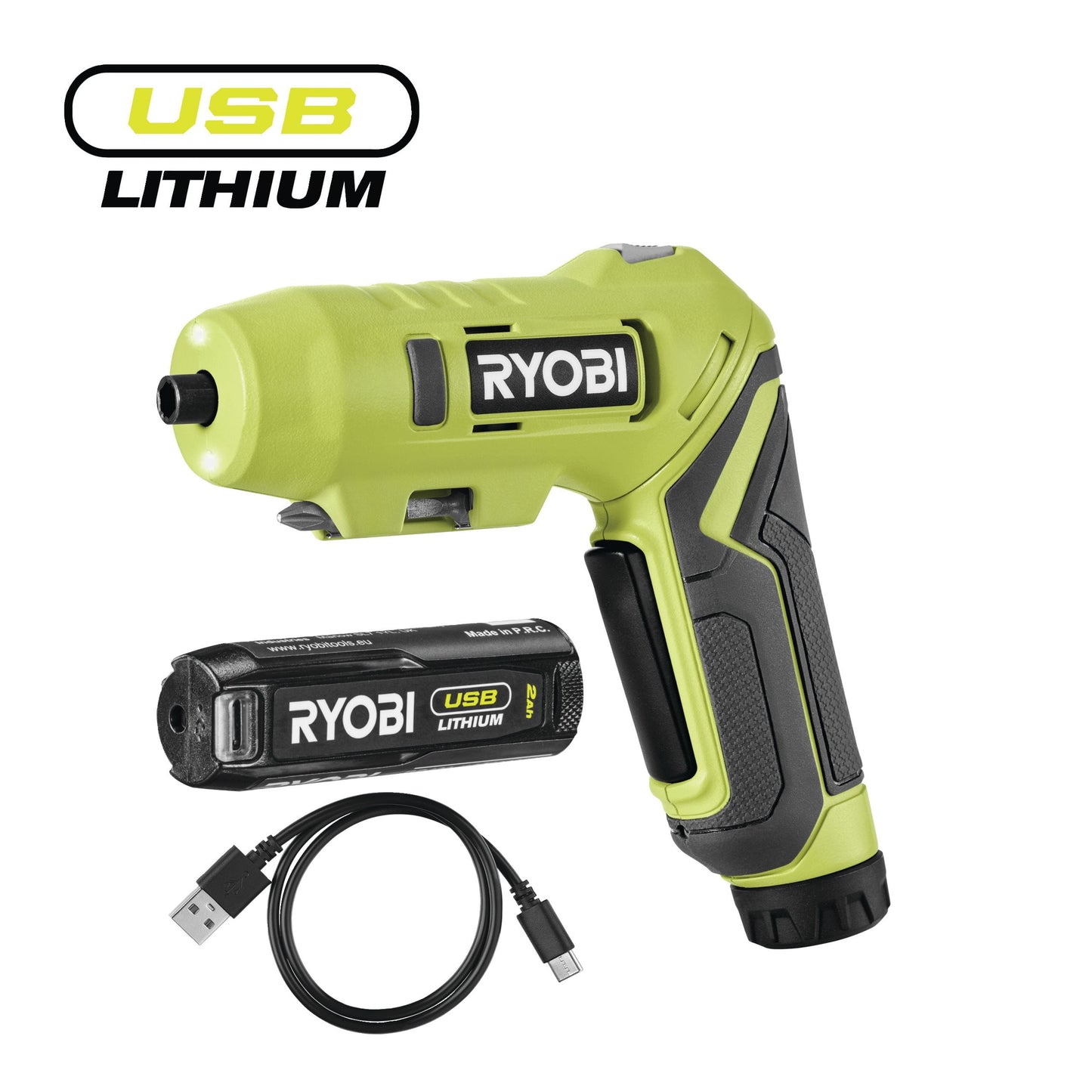 Surubelnita pivotanta USB Lithium 4V, cu acumulator 2.0Ah - RSDP4-120G