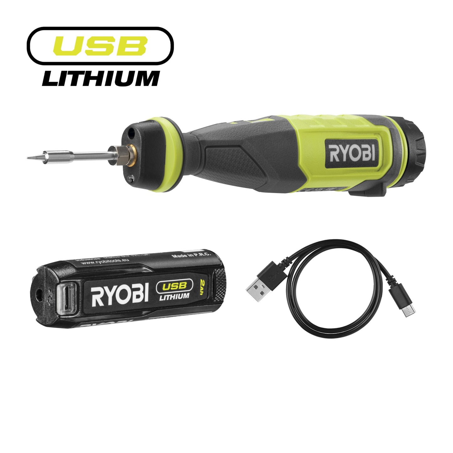 Ciocan de lipit USB Lithium 4V, cu acumulator 2.0Ah - RSI4-120G