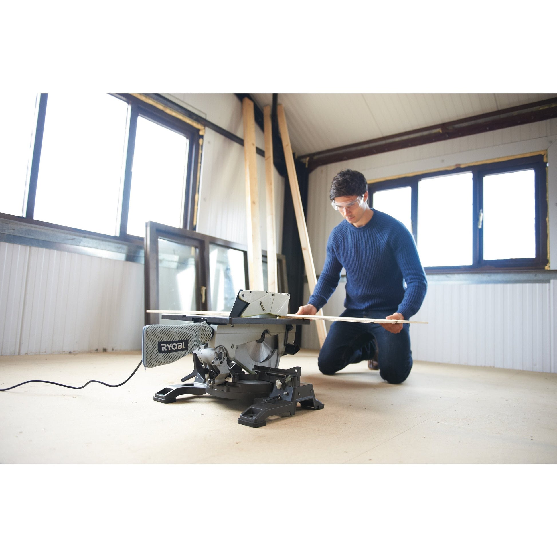 RTMS1800-G - 1800W Corded Table Mitre Saw (2 in 1), 254mm Blade, 48-tooth TCT blade