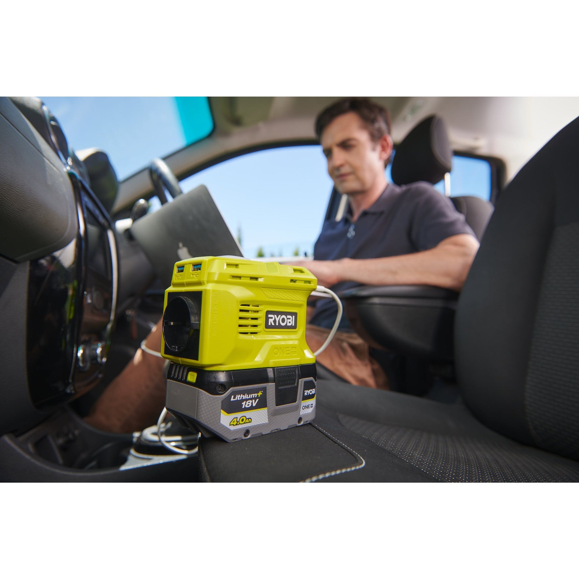 Invertor 18V ONE+ 150 W Gen2 (fara acumulator) - RY18BI150B-0