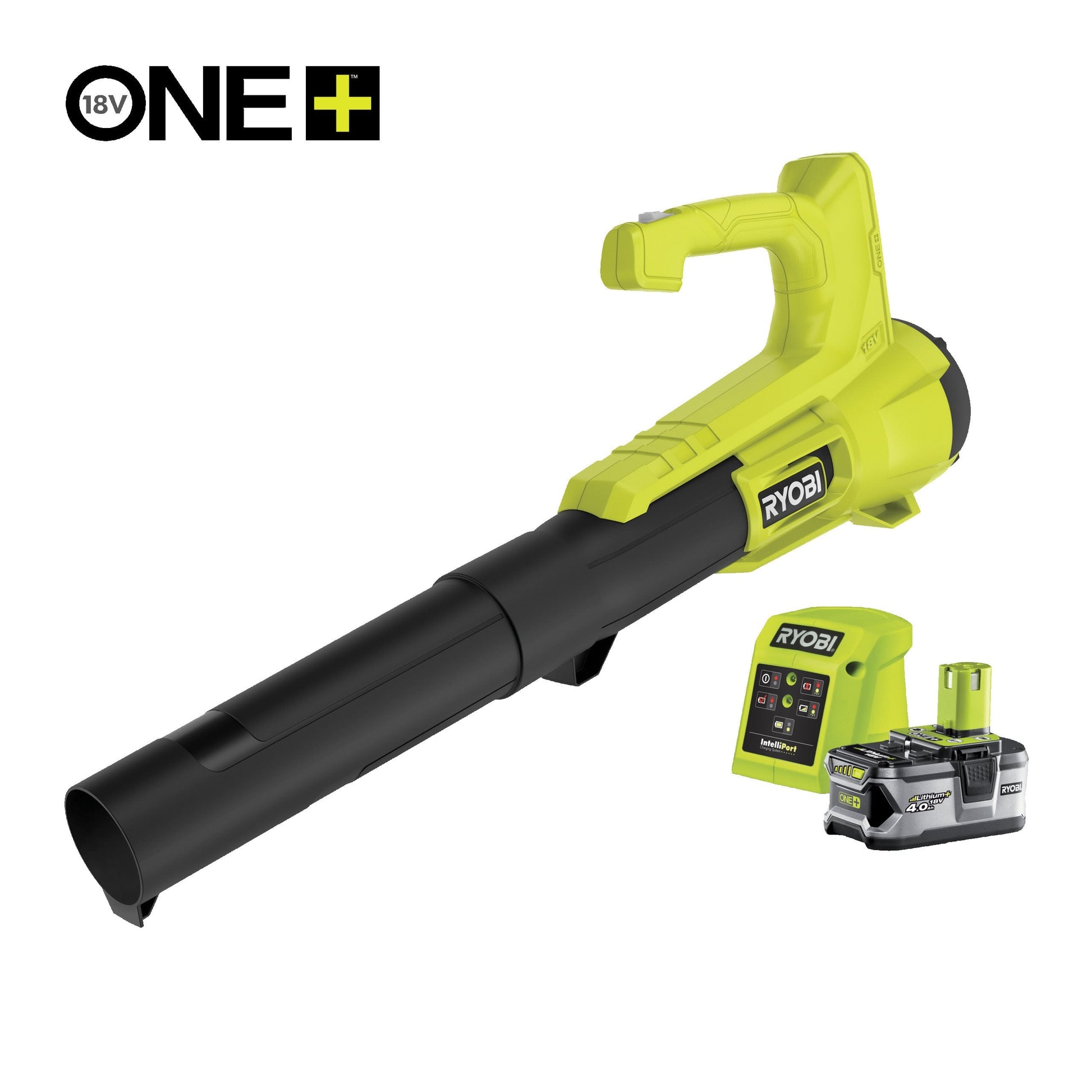 Suflanta 18V ONE+ cu razuitor de resturi si acumulator 4.0Ah - RY18BLA-140