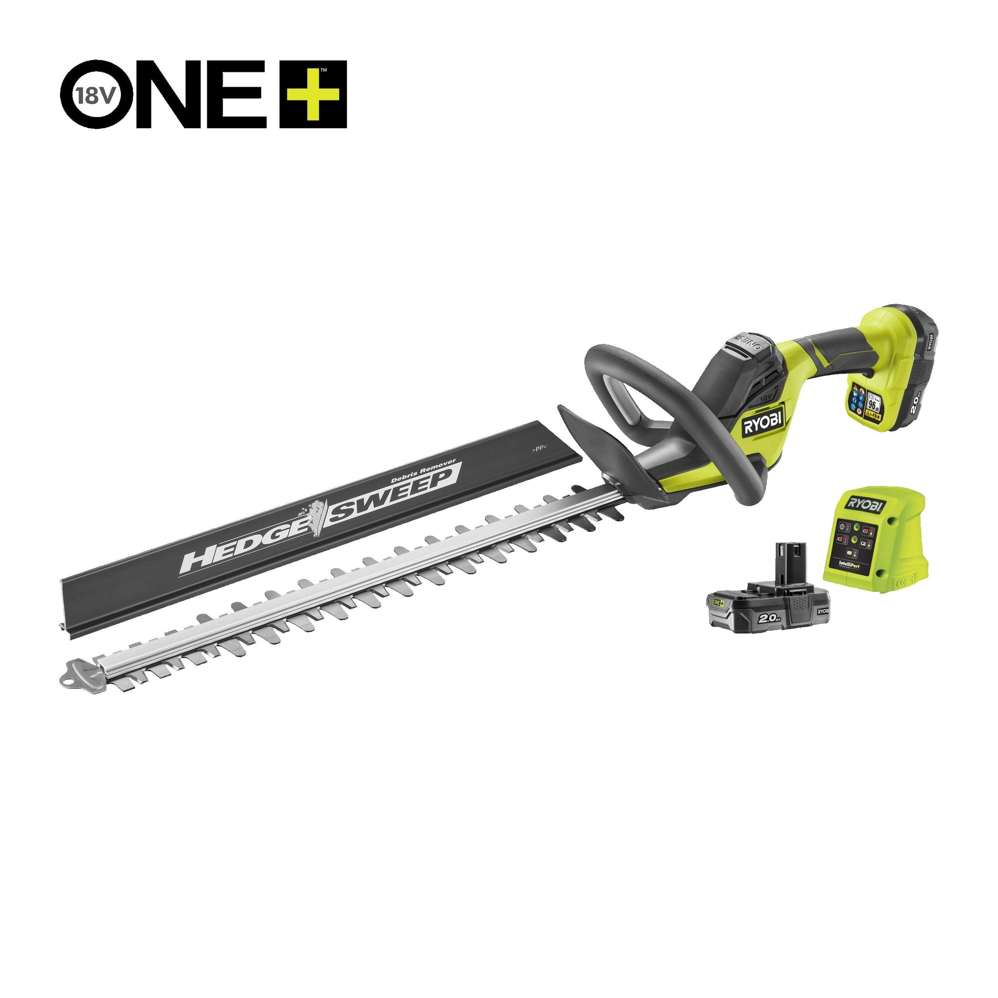 Foarfeca tuns gard viu 18V ONE+, lama 45cm, cu acumulator 2.0Ah - RY18HT45A-120