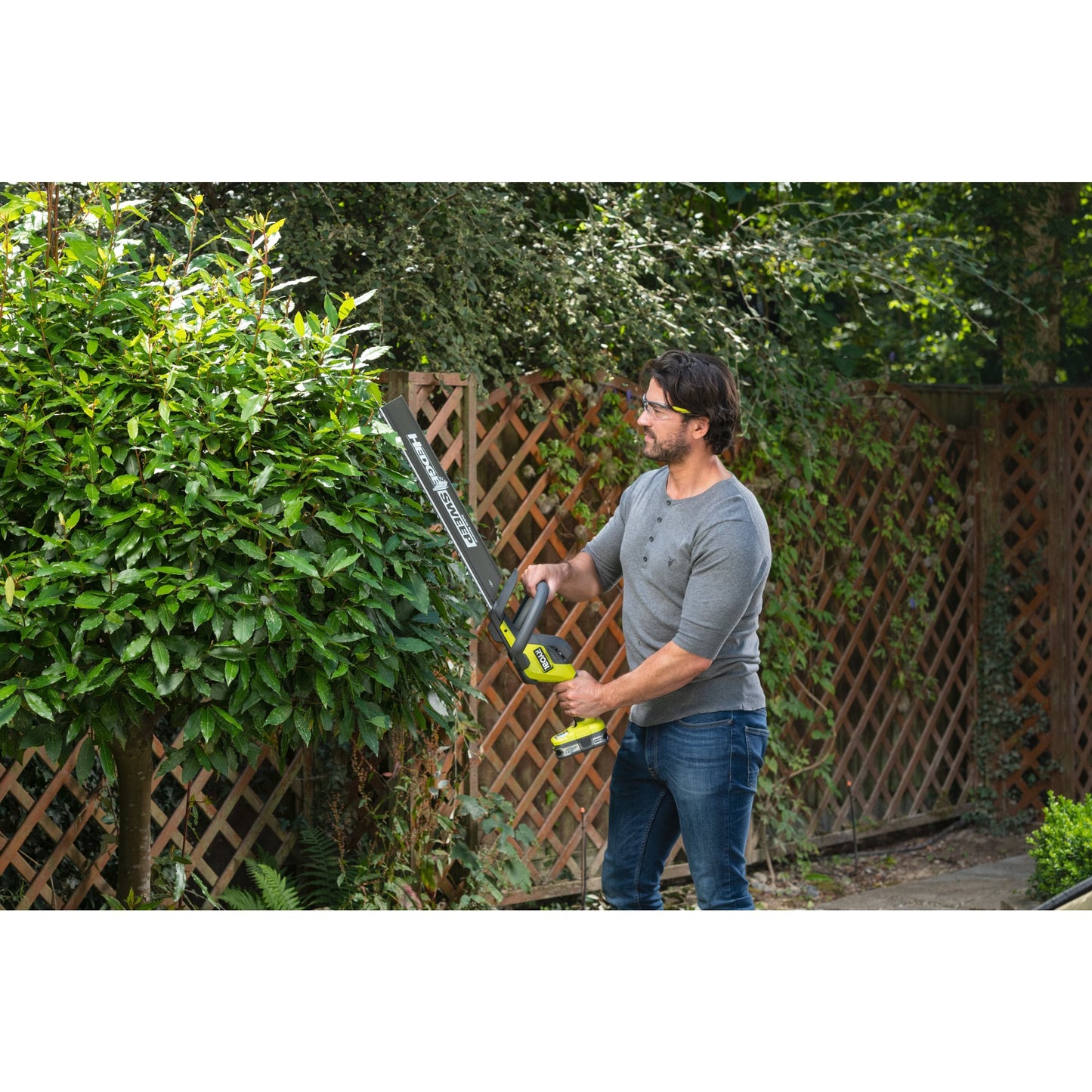 Foarfeca tuns gard viu 18V ONE+, lama 50cm (fara acumulator) - RY18HT50A-0