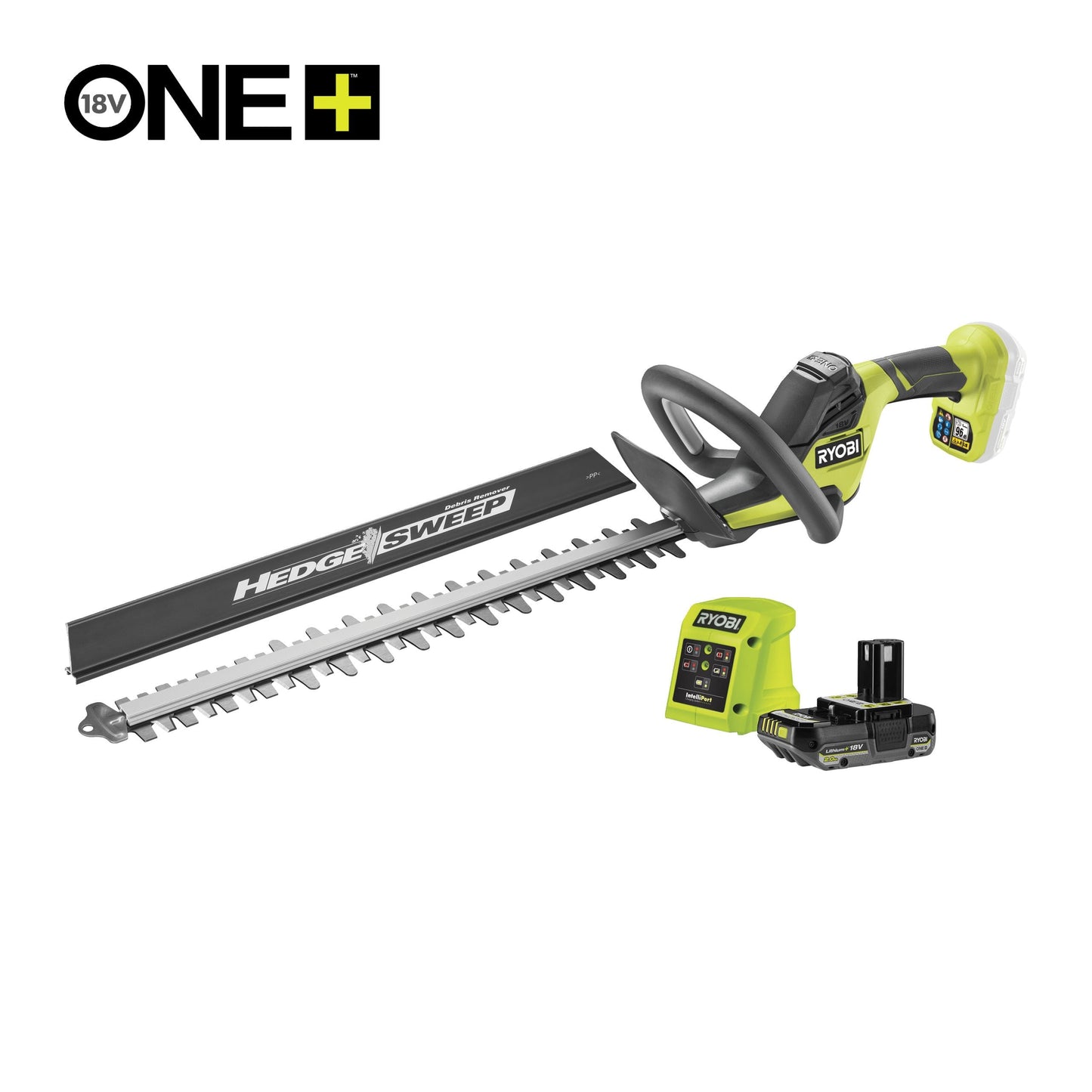 Foarfeca tuns gard viu 18V ONE+, lama 50cm, cu acumulator 2.0Ah - RY18HT50A-120