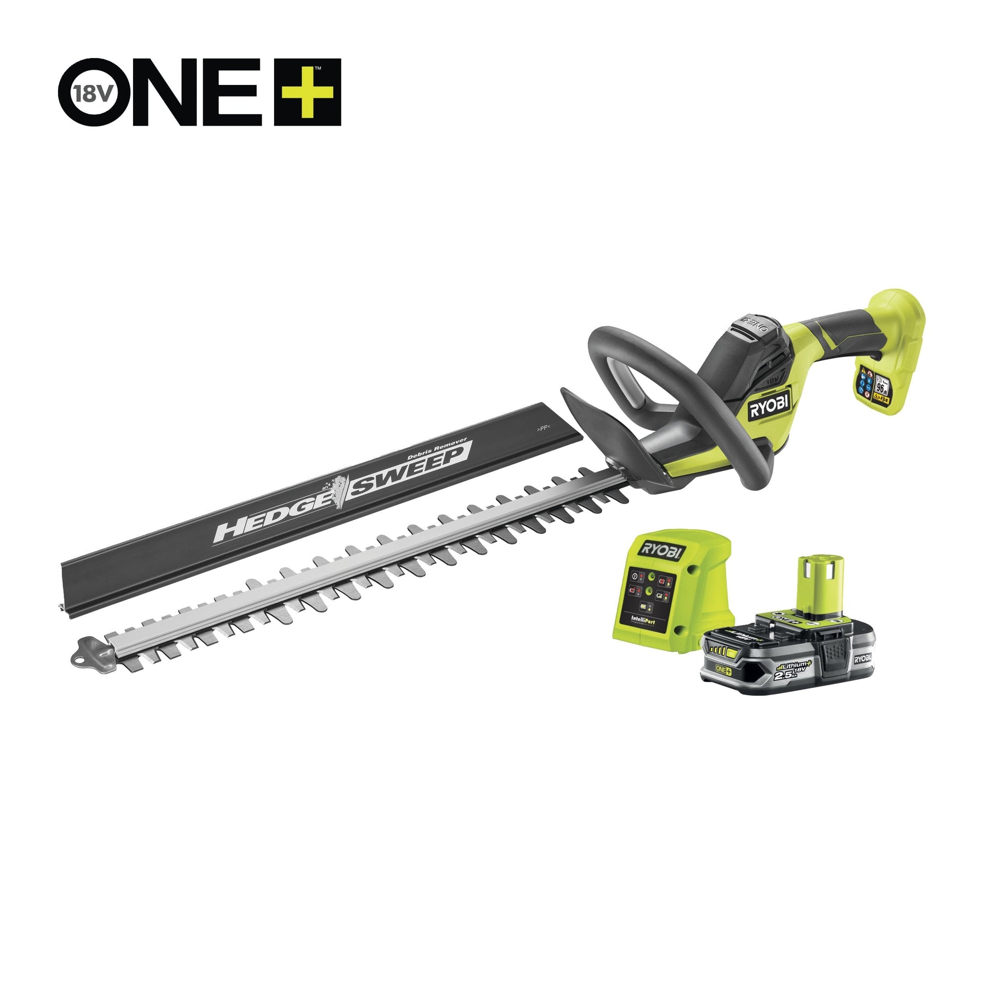 Foarfeca tuns gard viu 18V ONE+, lama 50cm, cu acumulator 2.5Ah - RY18HT50A-125