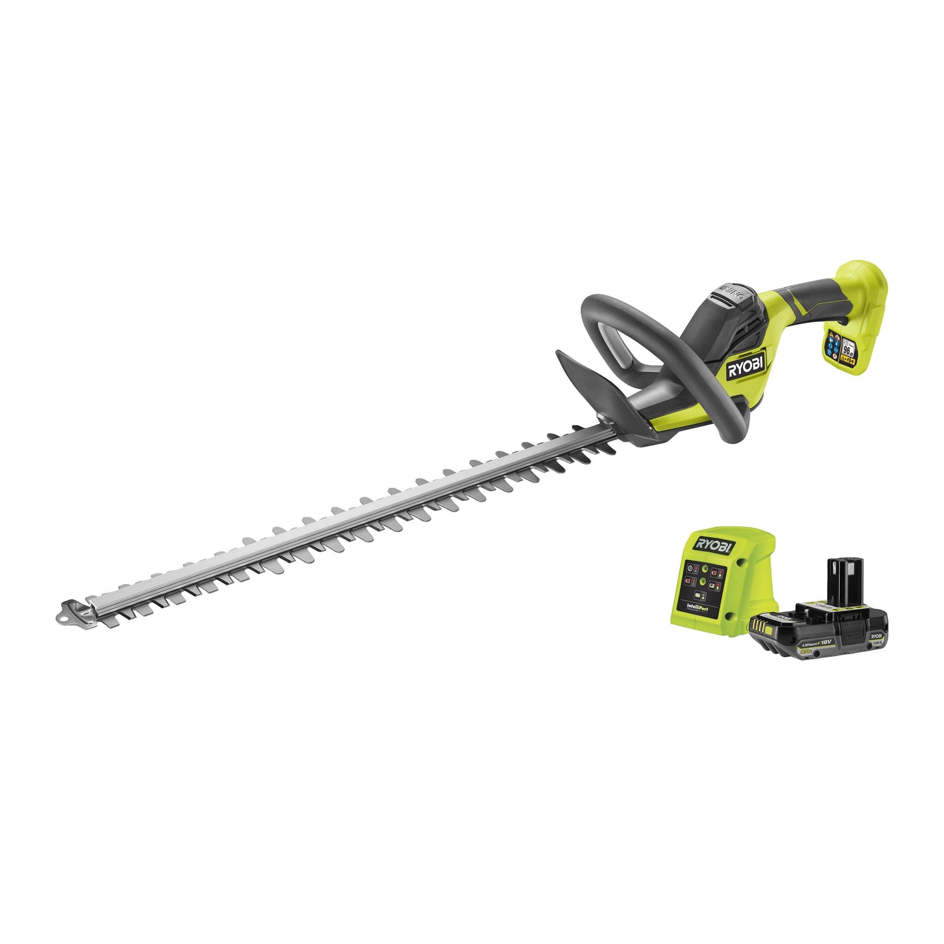 Foarfeca tuns gard viu 18V ONE+, lama 55cm, cu acumulator 2.0Ah - RY18HT55A-120
