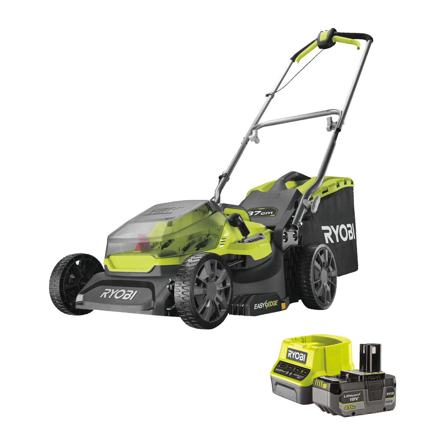 Masina de tuns gazonul 18V ONE+, punte 37cm, cu acumulator 4.0Ah - RY18LM37A-140